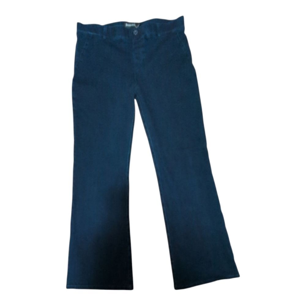 Betabrand Dark Wash Pull On Stretch Bootcut Jeans size XL Yoga Denim dress pant